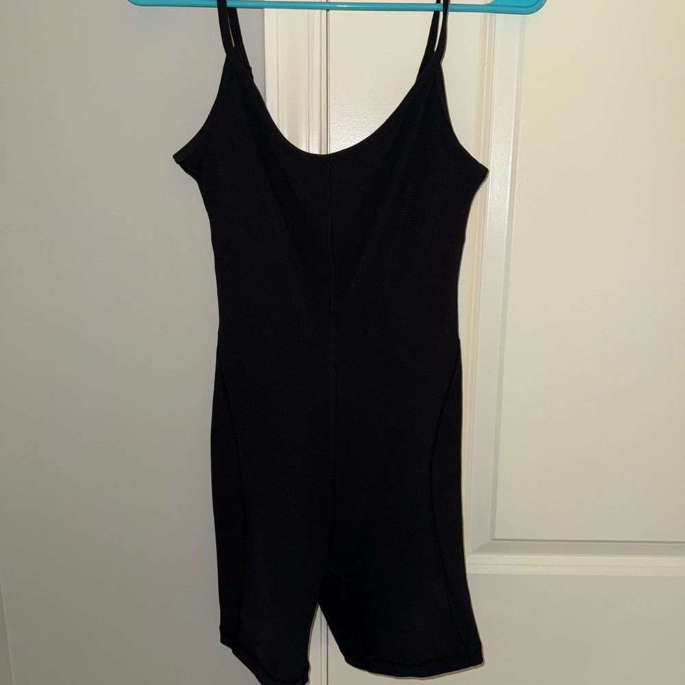 Black Sleeveless Romper